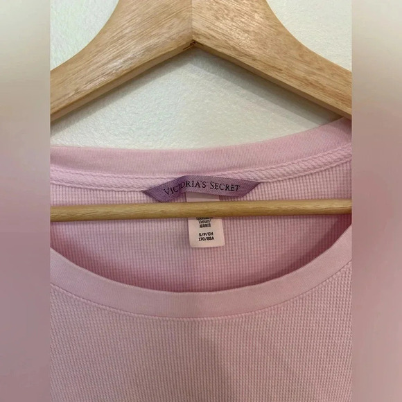VICTORIAS SECRET waffle thermal pajama set S - Picture 4 of 8
